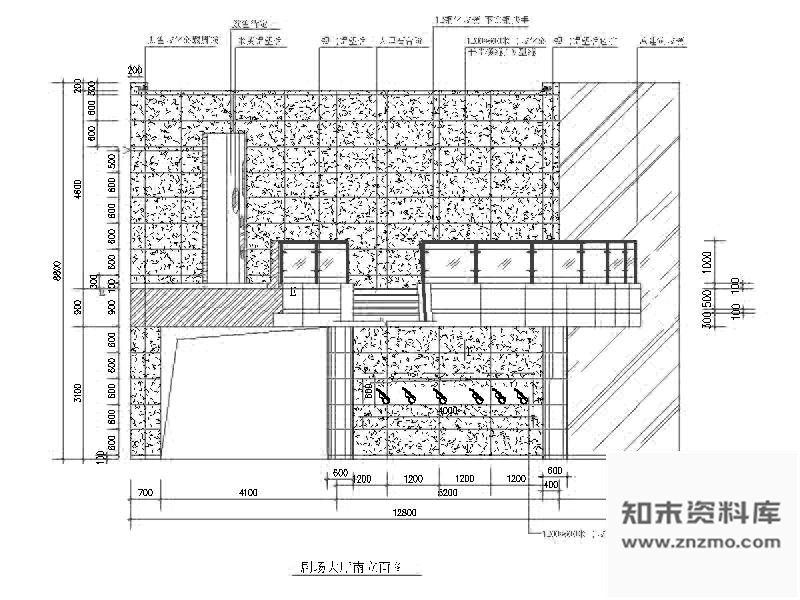 图块/节点大堂立面图