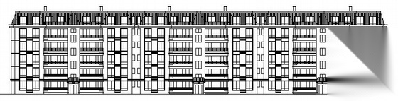 株洲市某五层住宅楼建筑施工图