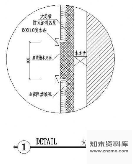 墙面造型节点 墙面通用节点