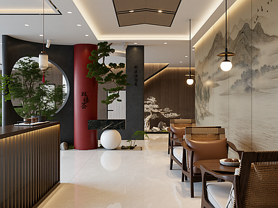 新中式酒店大堂