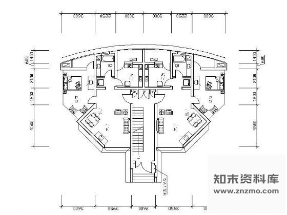 图块/节点众多楼盘户型平面汇集