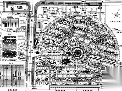 [杭州]花园住宅区园林景观工程施工图