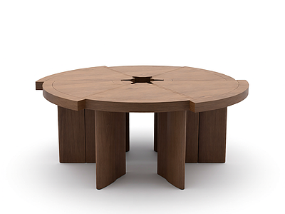 圆形拼接餐桌