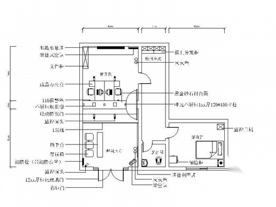 邮政储蓄营业厅装饰工程图