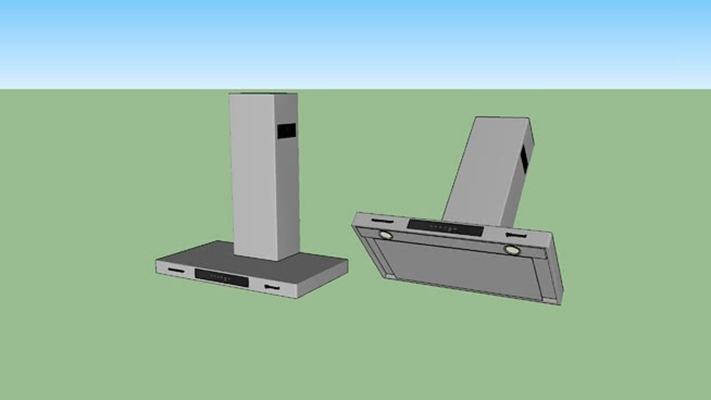油烟机 草图大师模型