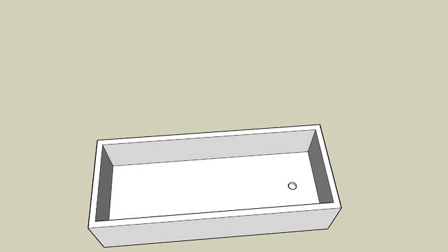 简易矩形浴盆 镜子 显示器 饰品 打火机 托盘