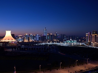 都市夜景 城市外景