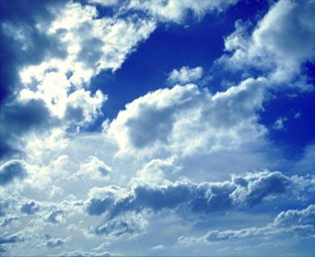 雪山场景天空