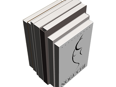 书架上的书籍组合