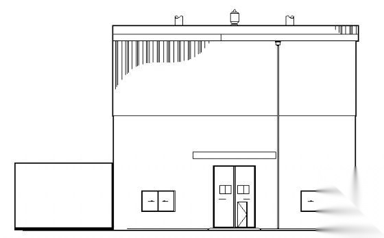 某三层小型工作室建筑结构施工图 办公楼建筑