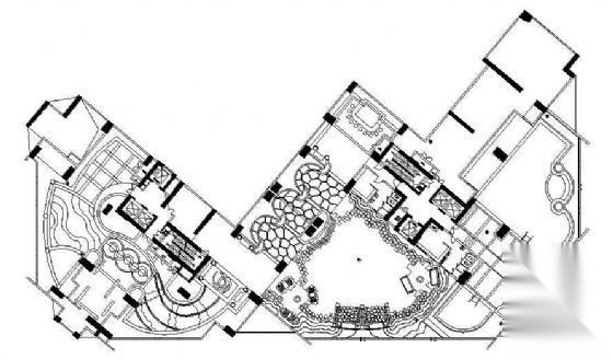深圳小区及屋顶花园全套景观设计施工图 居住区景观