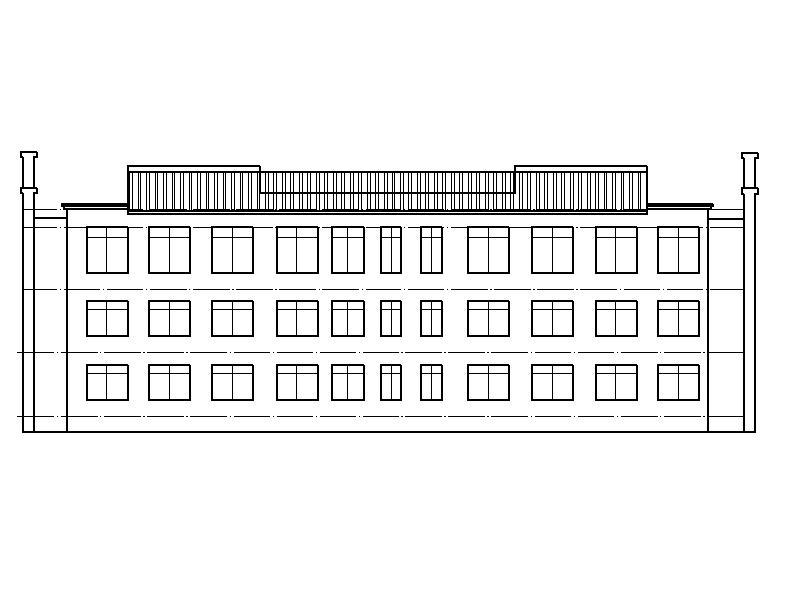 [宁夏]三层坡屋顶石材幕墙综合性办公楼建筑施工图（全...