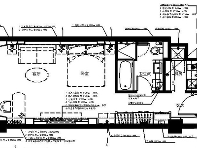 [绍兴]5套酒店式公寓样板间优化施工图（附效果图）