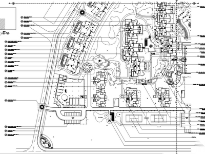 [广东]HoroyHoneyLake景观设计施工图（45个CAD） 居住区景观