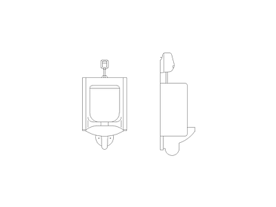 卫浴设施 现代简约洁具模型图块