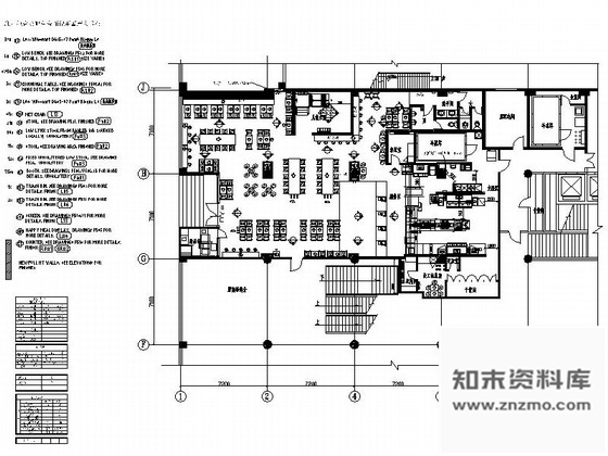 施工图上海全球知名品牌快餐连锁店室内施工图