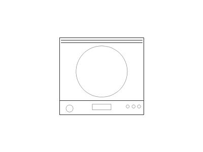 厨房设施 柜子立面图
