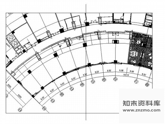 图块/节点贵州某国际大酒店总统房平面图