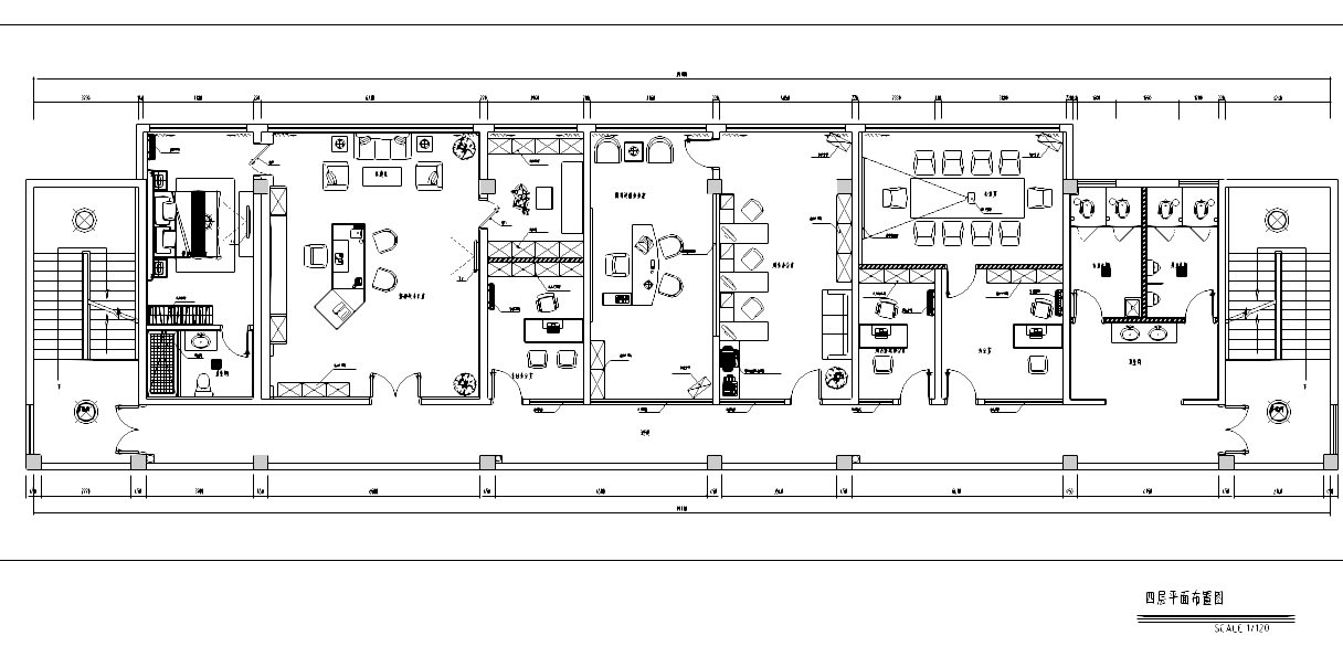 [广东]联润办公空间设计施工图