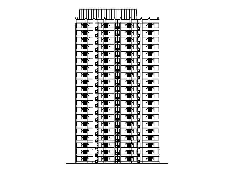 [北京]高层框架结构住宅建筑施工图（含结构专业）