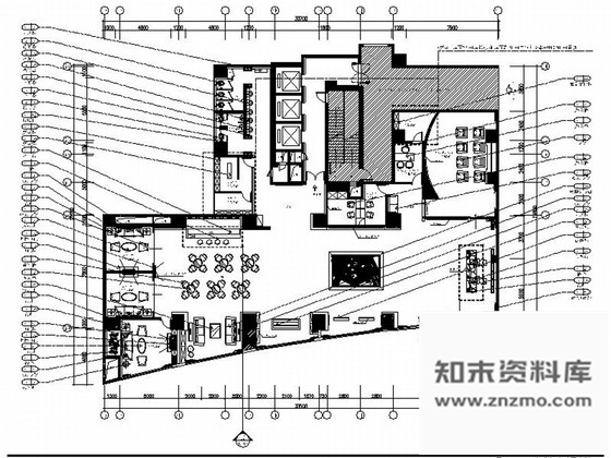 施工图广东大型城市综合体豪华现代风格售楼处室内装修施工图含效果