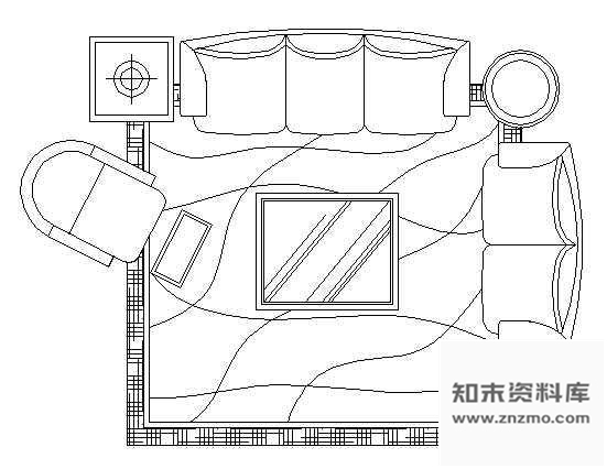 图块/节点沙发图块4