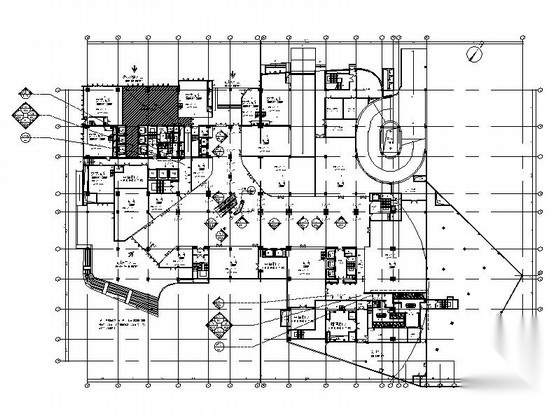 [重庆]商圈核心广场高档现代百货商场室内装修施工图