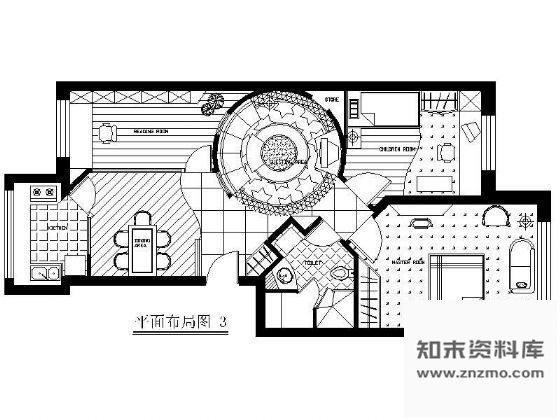 图块/节点居室平面设计方案