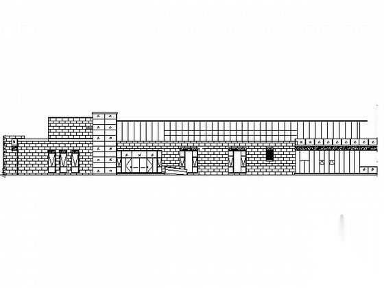 [济南]澄波湖某二层展示中心建筑施工图