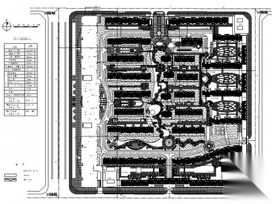 [长春]某花园小区总体规划施工图