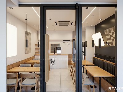 现代快餐店