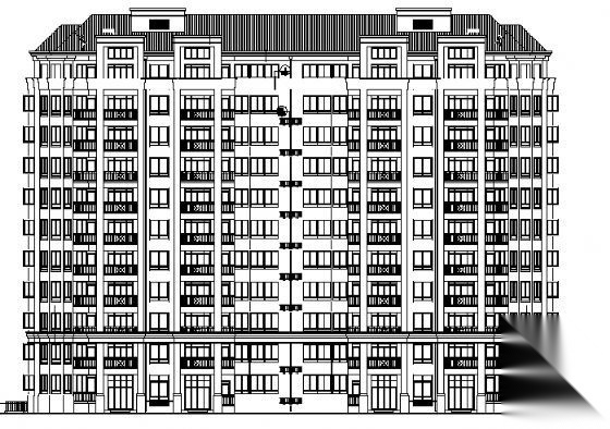 上海某小高层住宅建筑施工图