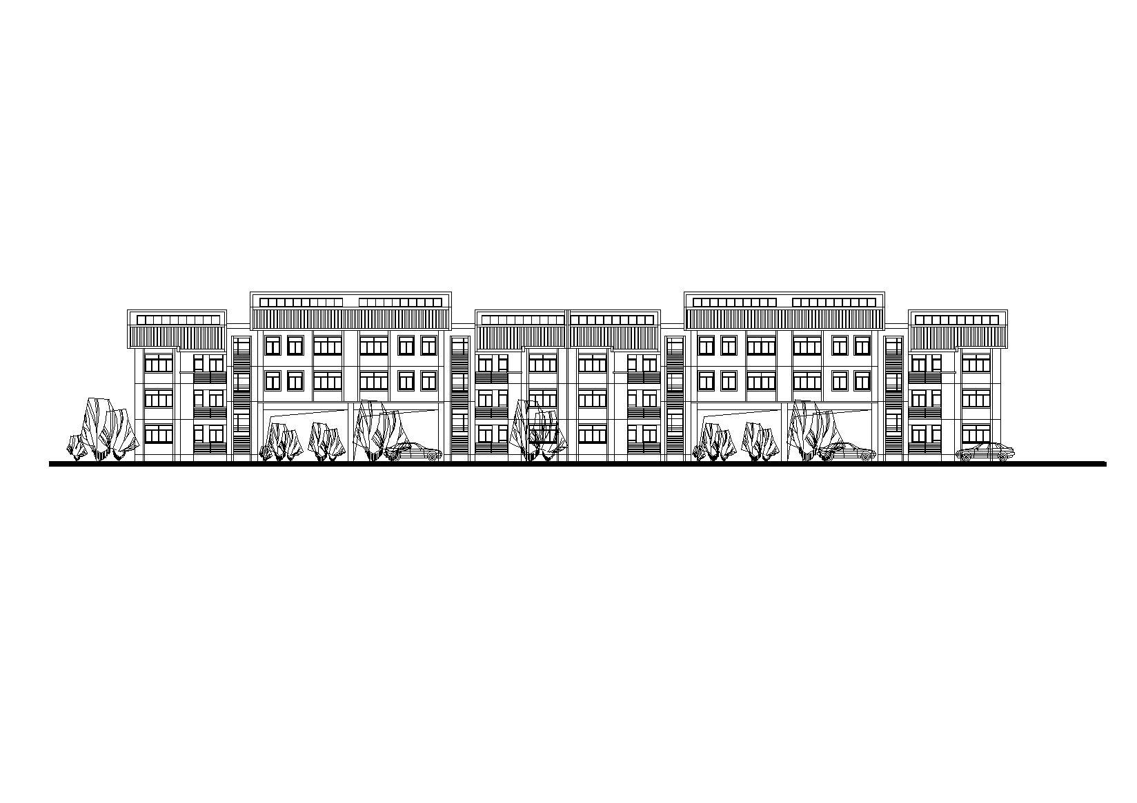 苏南传统民居村镇安居型公寓住宅建筑施工图（CAD+DOC）