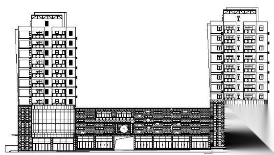 某国际现代城十一层住宅楼建筑施工图