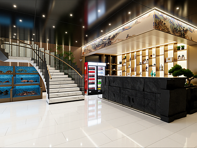 新中式酒店大堂
