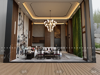 新中式家居展台