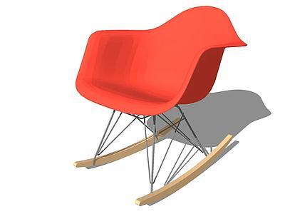 HMI_Eames_Molded_Shell_Armchair_Rocker_Base_3D