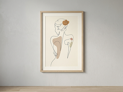 简约人物挂画挂画