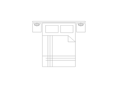 床 酒店空间设计模块