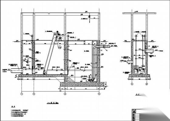东莞某污水处理厂粗格栅及进水泵房图纸
