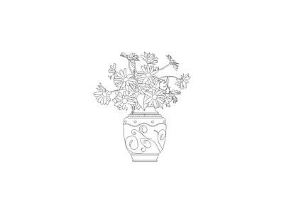摆件 平立面图图块平面图块