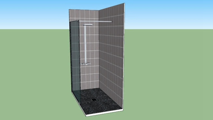 淋浴间 草图大师模型