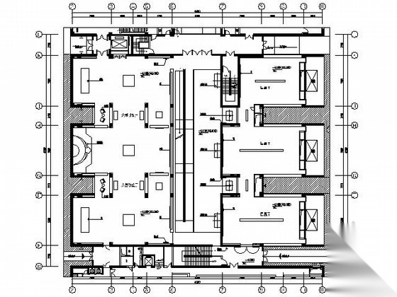 北京 名家艺术馆展厅施工图