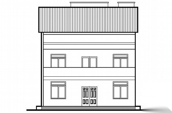 某二层小型住宅楼建筑结构施工图