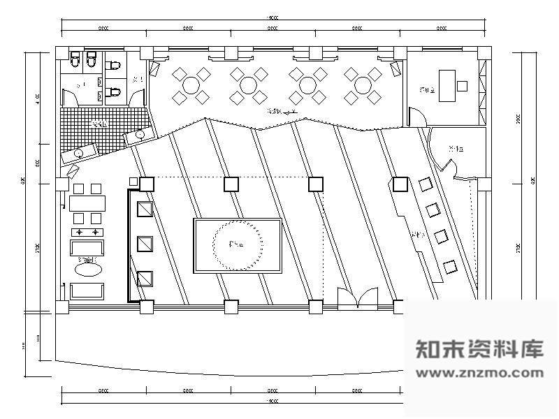 施工图江苏城市区售楼处接待中心施工图