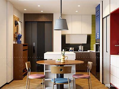现代开放式厨房