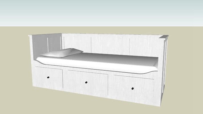 沙发床 草图大师模型