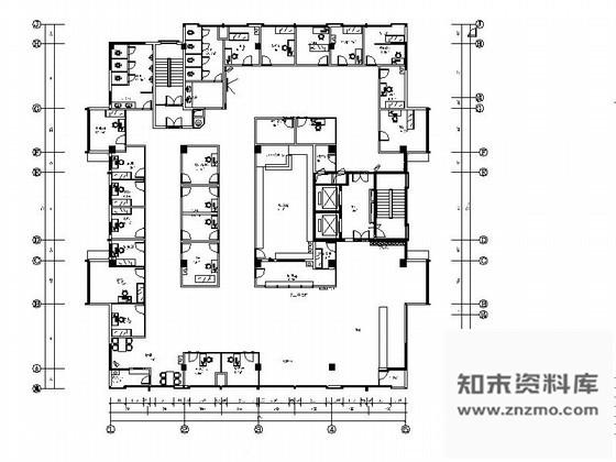 施工图北京健康体检医院室内装修图含效果