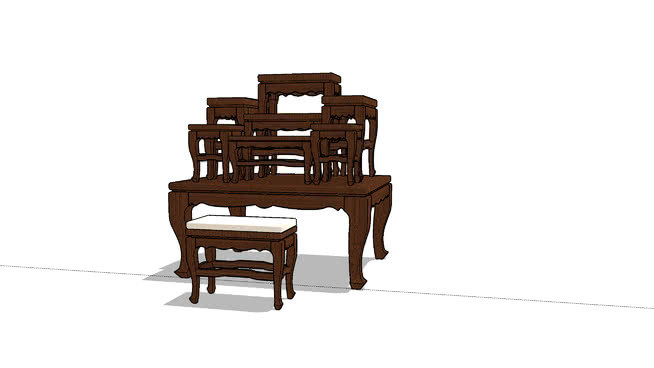 七桌佛室 椅子 家具 摇椅