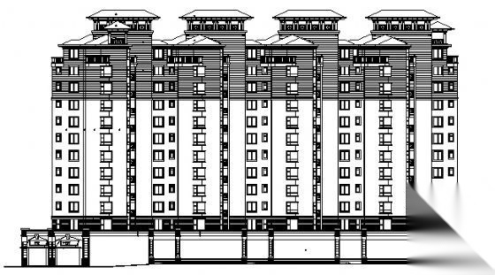 广东市某十二层住宅楼建筑结构施工图